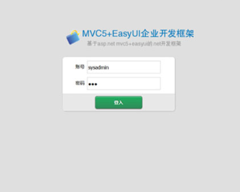 ASP.NET MVC5 EasyUIҵ̨ܺϵͳԴ